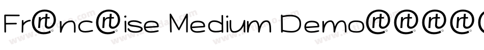 Francaise Medium Demo字体转换
